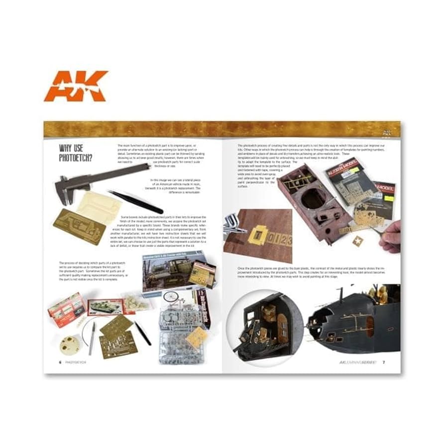 Amazon.com: AK Interactive PHOTOETCHED Parts Complete Guide